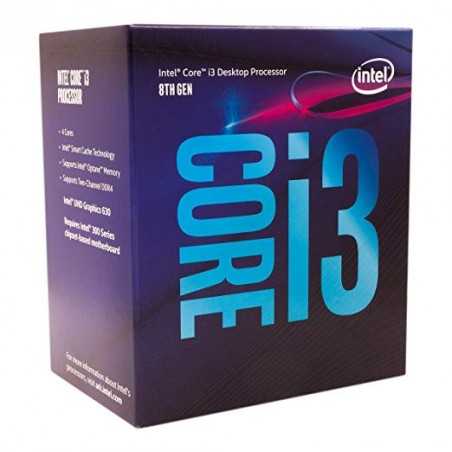 Intel Processeur Core I3 8100 / 3.60 GHz 4 coeurs Socket FCLGA1151 6 Mo Cache BULK Intel - 1