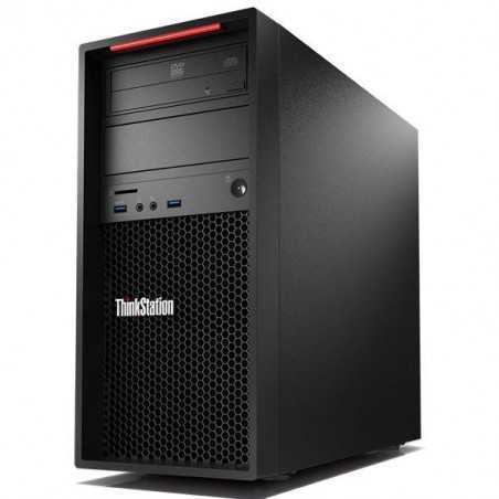 Lenovo P310 ThinkStation intel Quad Core Xeon E3 1220 v5 16GB 180GB SSD DVDRW Windows 10 Pro Gamer Workstation Lenovo - 1