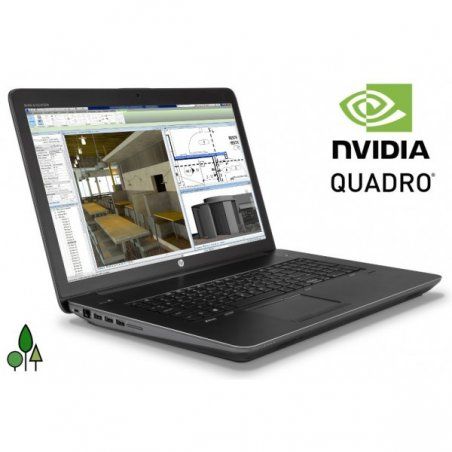 HP Zbook 17 G3 Intel Core i7 6820HQ Octo Core RAM 32G SSD 512G 17.3 Windows 10 Pro Nvidia Quadro M 3000 M 4 Go HP - 1