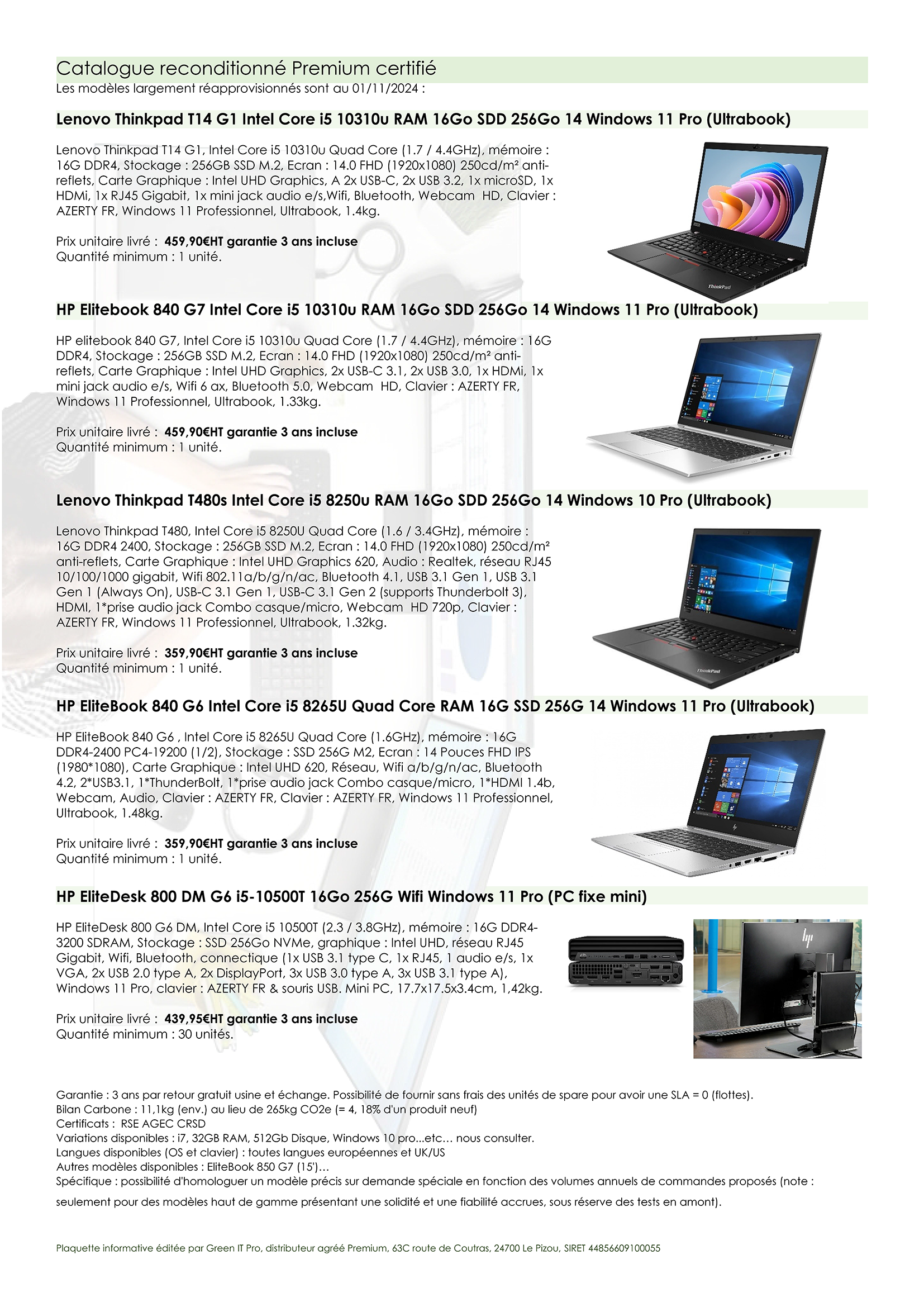 Plaquette Premium Page 2